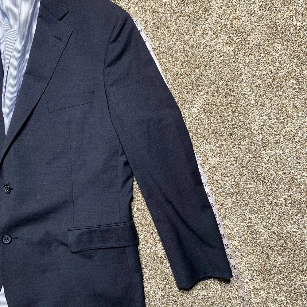 NWOT Brooks Brothers Explorer Mens Gray Long Sleeve Blazer Suit Madison Fit 46R - Picture 2 of 9